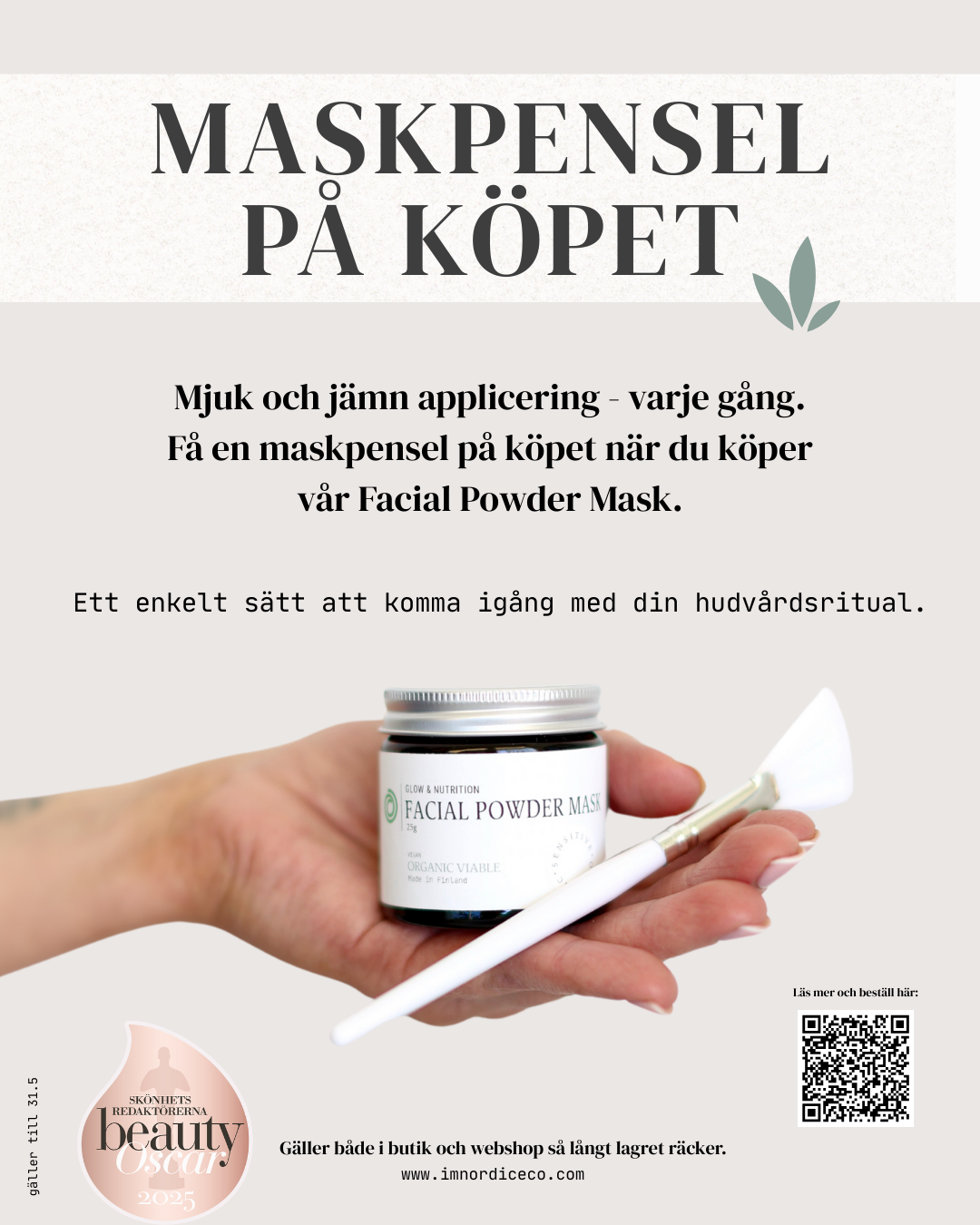 Kasvojauhe naamio