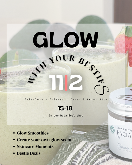 Glow With Your Bestie 11.2.2026 💝 event i vår butik