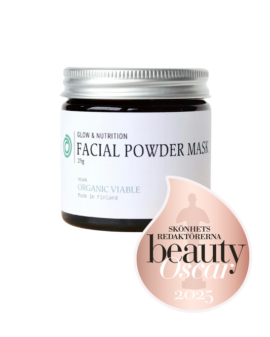 Facial powder mask