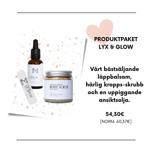 MORSDAG PRODUKTPAKET LYX & GLOW