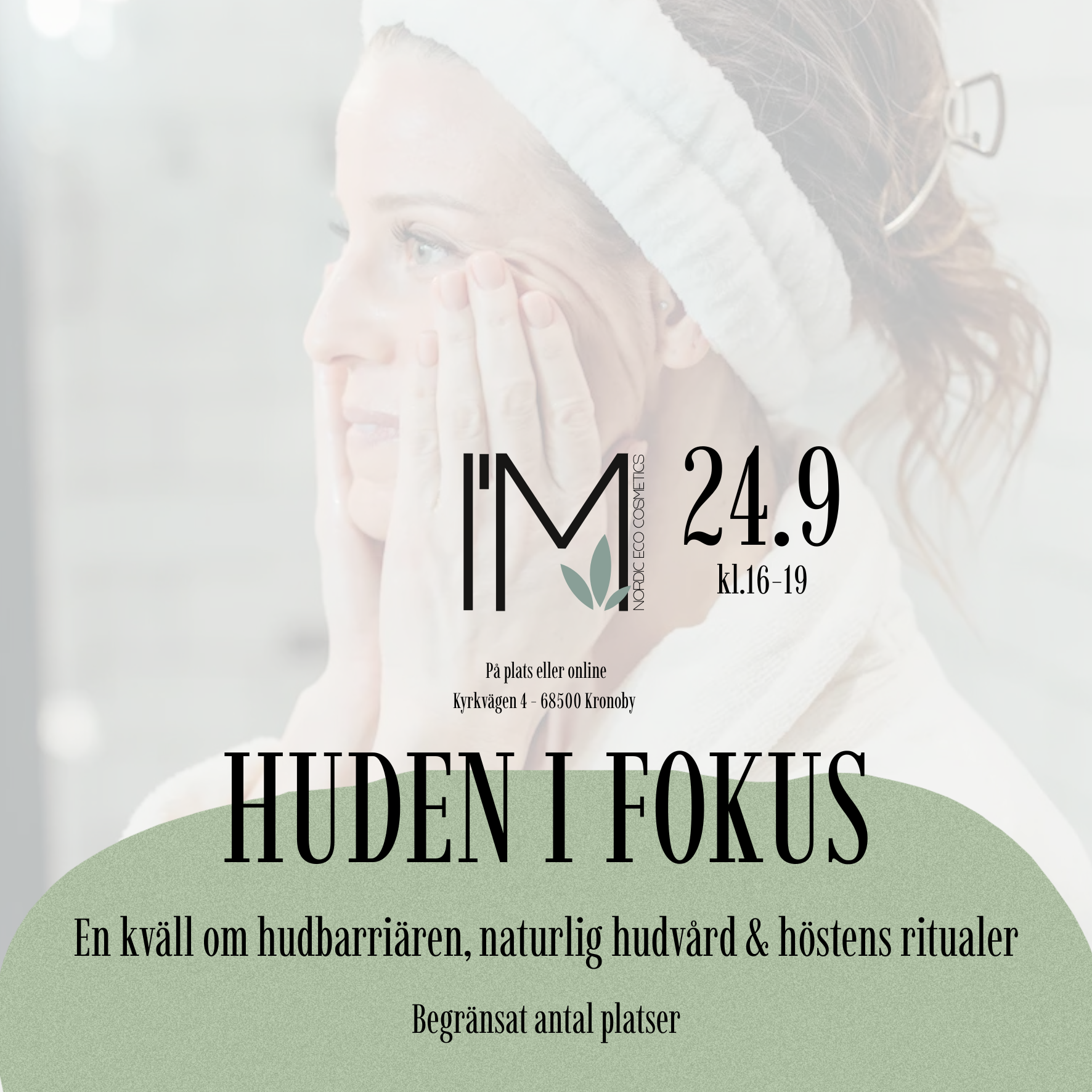 HUDEN I FOKUS 🌿  En kväll om hudbarriären, naturlig hudvård & höstens ritualer