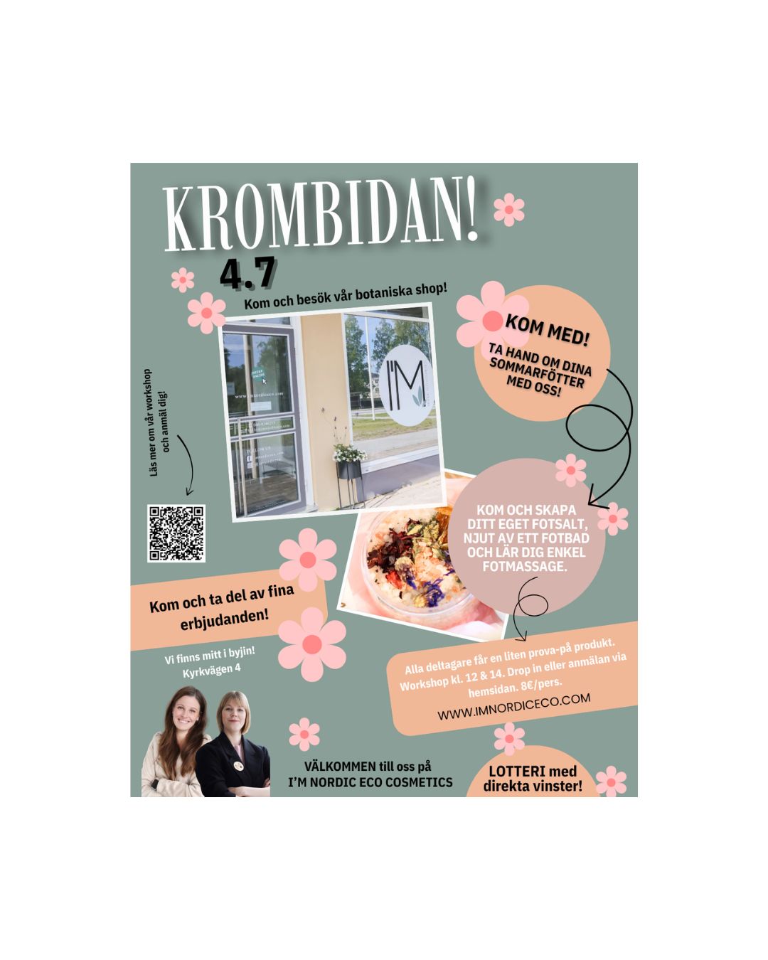 Sommarfötter - Workshop på Krombidan 4.7 🔆
