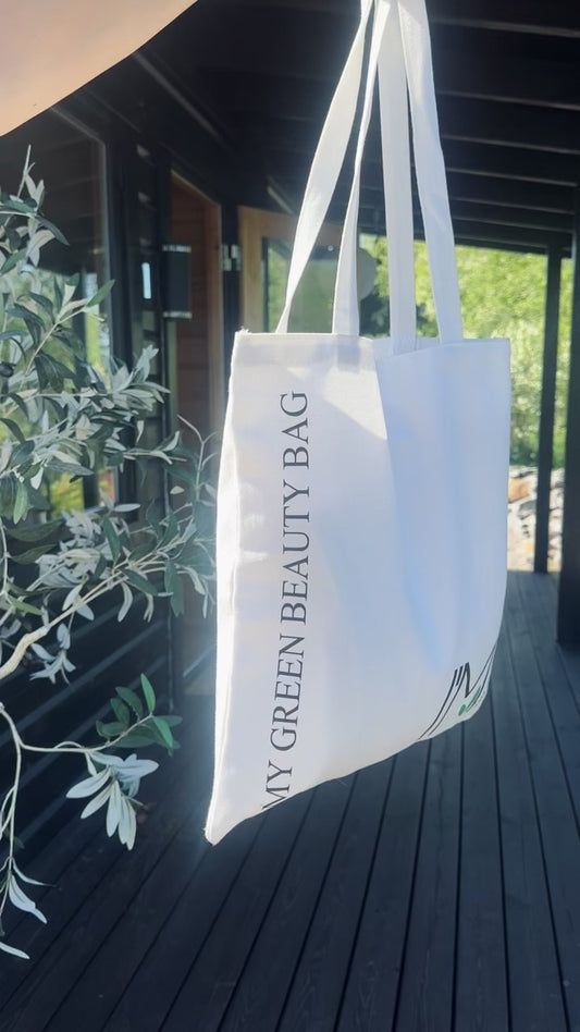 My Green Beauty Bag ~ Organic Cotton Tote